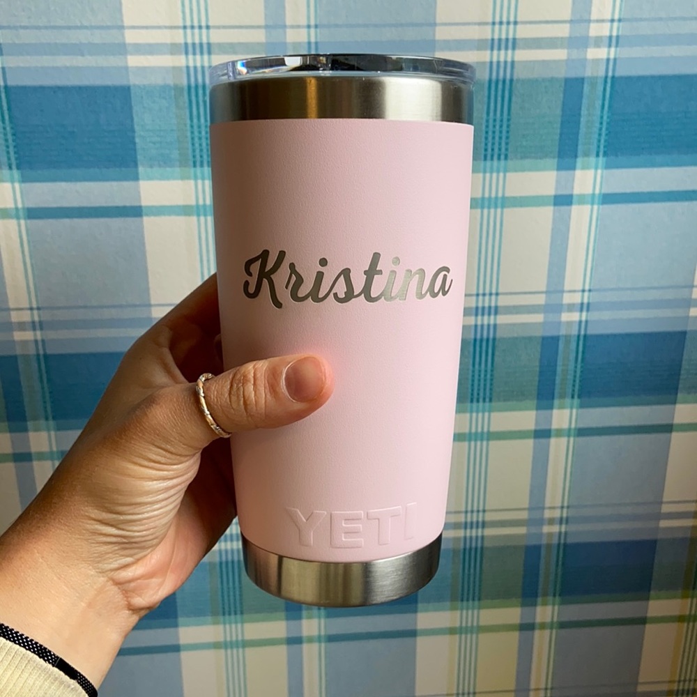 Brand New engraved Kristina Yeti cup